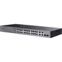 Сетевой коммутатор TP-Link SL2428P: Другие порты 2 x 1G SFP, 2 х Gigabit Ethernet (10/100/1000 Мбит/с), 24 x PoE+ (10/100 Мбит/с)