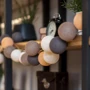 Гирлянда Cotton ball lights на 20 шаров 3,8м, Clay: Применение Для дома