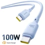 Кабель Baseus Cable USB-C to USB-C Silky Series 100W 1m Blue (P10377704313-00) фото 3