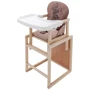 Стульчик-трансформер Babyroom Винни-230 eko без лака пластиковая столешница шоколад-капучино (мишка и звезда) (680568)