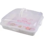 Тортовниця Violet House 0036 Каризм White квадратний 13х38х38см (0036 Каризм White квадратний с/к) фото 2