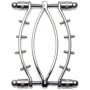 Зажим для половых губ Master Series Spread'Em Poker Vagina Clamp with Adjustable Pressure Screws