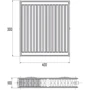 Imas 22-К 300х400 бік. подеколи: Тип радіатора панельний