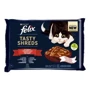 Влажный корм FELIX Tasty Shreds для взрослых котов мультипак: 2х80г с говядиной и 2х80г с курицей (7613287650320)