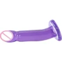 Страпон Climax Strap-on Ice Dong & Harness set, фиолетовый