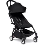 Прогулочная коляска BABYZEN YOYO² Plus 6+ (капюшон, матрасик) Black/Черный (черная рама): Материал колес резина