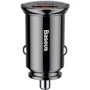 Зарядное устройство Baseus USB Car Charger USB 3.0+USB-C 30W Black (CCALL-YS01)