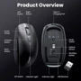 Мишка UGREEN MU103 Black (90539): Радіус дії 10 м