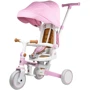 Велосипед-беговел Maraton Cruiser Milano Tri-cycle 6в1 розовый (002 Розовый)
