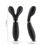 Двусторонний вибростимулятор BOSS Dual-head Massager Y-Wand Black (BS5200026)