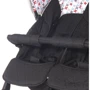 Коляска для двойни Lorelli TWIN (black): Пол ребенка Унисекс