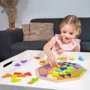 Головоломка Восьмиугольник New Classic Toys деревянная 72 части (10515)