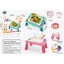 Игровой столик 2в1 рисование и конструирование LIHAOLONG 669-27-28A (Розовый): Тип стульчик