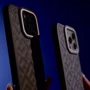 Чехол для iPhone Kajsa Rhombus Collection with Magnetic Ring Gray for iPhone 16: Тип аксессуара чехол