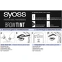 SYOSS Brow Tint 17 ml Краска для бровей 3-1 Стойкая графитовый черный фото 4