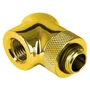Система охлаждения Thermaltake Pacific G1/4 90 Degree Adapter - Gold/DIY LCS/Fitting (CL-W268-CU00GD-A) фото 2