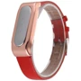 Ремешок для браслета Xiaomi Mi Band Leather Red+Rose Gold фото 5