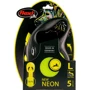 Поводок-рулетка Flexi New Neon L до 50 кг 5 м черный/желтый (4000498031711): Тип шнура Лента