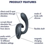 Вибратор Satisfyer G for Goddess 1 Dark Grey