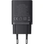 Зарядний пристрій Baseus Wall Charger Cube USB-C+USB 30W Black (P10111404113-00): Кількість USB-портів 2