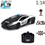 Автомобиль KS Drive на р/у Lamborghini Aventador Police (1:14, 2.4Ghz) (114GLPCWB): Масштаб модели 1:14