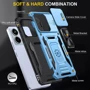Чехол для телефонов Mobile Case Camshield Army Ring Light Blue for Xiaomi Redmi Note 13 4G: Пленка в комплекте нет