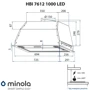 Вытяжка Minola HBI 7612 I 1000 LED фото 5
