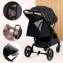 Прогулочная коляска Kinderkraft Mitzy Linen Beige (KSMITZ00BEG0000) фото 8