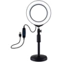 Кольцевая USB LED лампа Puluz PU392 6.2" c настольным креплением (PU392)