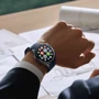 Смарт-часы OnePlus Watch 2 46mm Nordic Blue Edition: Материал корпуса нержавеющая сталь (Безель)