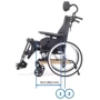 Інвалідна коляска Invacare Rea Clematis багатофункціональна 39 см (2000444003481) фото 4