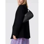 Жіноча сумка багет GUESS KEILLAH SHOULDER BAG чорна (HWQG8690180-BLA): Застібка Молния