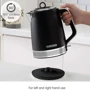 Электрочайник Morphy Richards Illuminated Jug 108020: Покрытие нагревательного элемента (материал) нержавеющая сталь