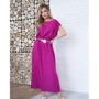 Сукня ISSA PLUS 11743 42 бузкове повсякденне довге максі