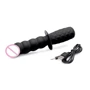 Анальный вибратор с рукоятью The Handler 10x Silicone Vibrating Thruster