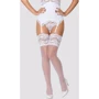 Чулки Obsessive 810-STO-2 white S/M