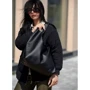 Женская сумка хобо Sambag HOBO L черная (53300001)