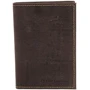 Мужская обложка для документов DNK Leather коричневая (DNKTW-12-MH-brown): Материал Натуральная кожа