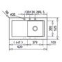 Teka AURA 45B TG (40143072): Форма Прямоугольная