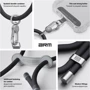 Ремешок для смартфона ArmorStandart Silicone Rope Titanium Black with Grey holder (ARM76273): Тип аксессуара ремешок