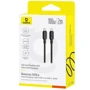 Кабель Baseus Cable USB-C to USB-C Silky Series 100W 2m Black (P10377704113-01) фото 4