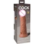 Фаллоимитатор Pipedream King Cock Elite 8" Vibrating Silicone Dual Density Cock Tan (PD577822)