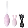 Набор JOS Vita: виброяйцо + вибронасадка на палец Light Pink