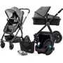Универсальная коляска 3 в 1 Kinderkraft Veo Black/Gray (KKWVEOBLGR3000)