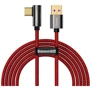 Кабель Baseus USB Cable to USB-C Legend Elbow 66W 2m Red (CACS000509)