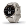 Смарт-часы Garmin Fenix 7S Pro Sapphire Solar Soft Gold with Light Sand Band (010-02776-15)
