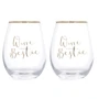 Набор стаканов для вина Creative Tops Wine Bestie Wedding Belles 2х590 мл (C000252)