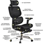Крісло Mealux D2 Air Plus Black (HF-D2 Plus M/B)	 фото 9