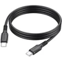Кабель Borofone USB-C to USB-C 60W 1m Black (BX80): Тип USB-C - USB-C
