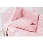 Постельный комплект 8 эл. Twins Premium Glamour 4029-TGM-08, Moon pink, розовый